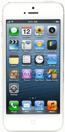 Смартфон Apple iPhone 5 32Gb White & Silver - Будённовск